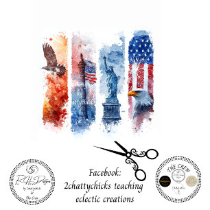 Papier Mousseline Panneaux decoupage USA similaires aux tumblers