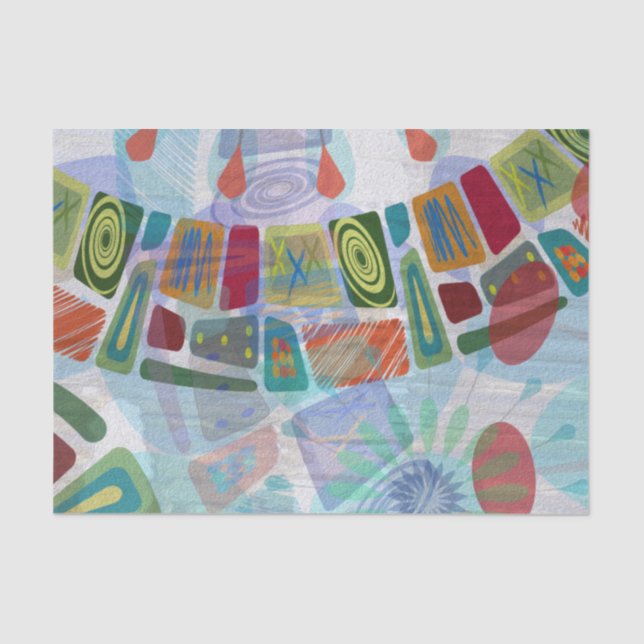 Papier Mousseline Panneaux Midway III (Recto)