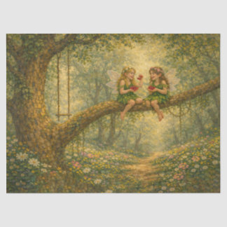 Papier Mousseline Papel de seda Hadas para decopauge, regalos