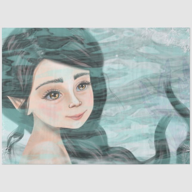 Papier Mousseline Papel de seda ilustrado profesional (Recto)
