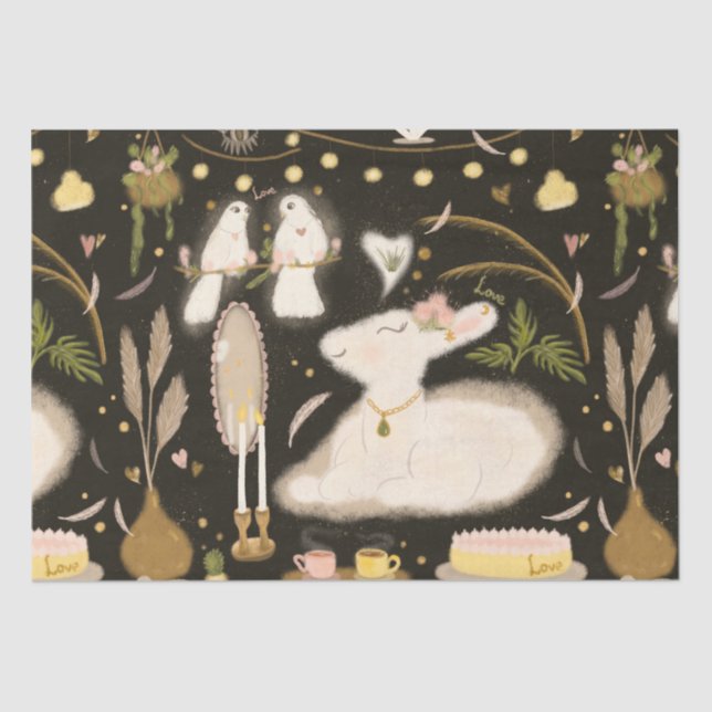 Papier Mousseline Papier (Recto)