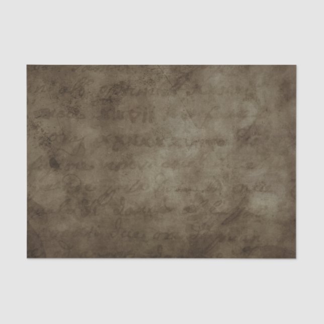 Papier Mousseline Papier à parchemin sépia dépoli journal manuscrit (Recto)