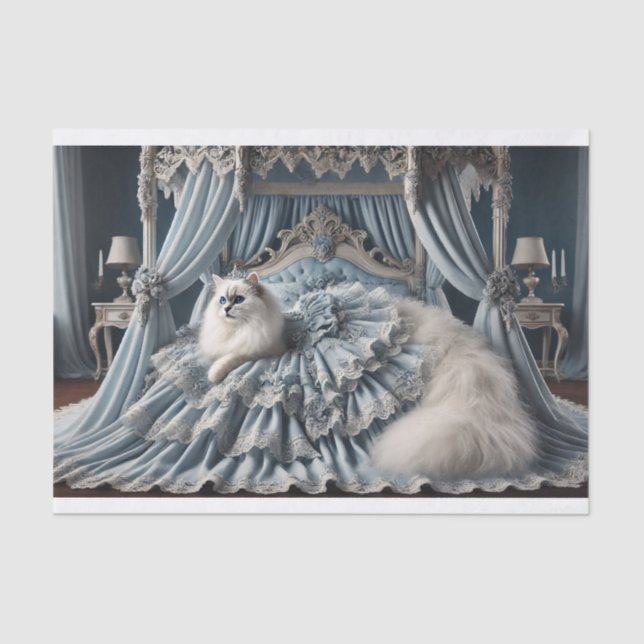 Papier Mousseline papier absorbant, adapté à la decoupage (Recto)