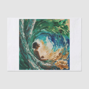 Papier Mousseline Papier absorbant entre les vagues