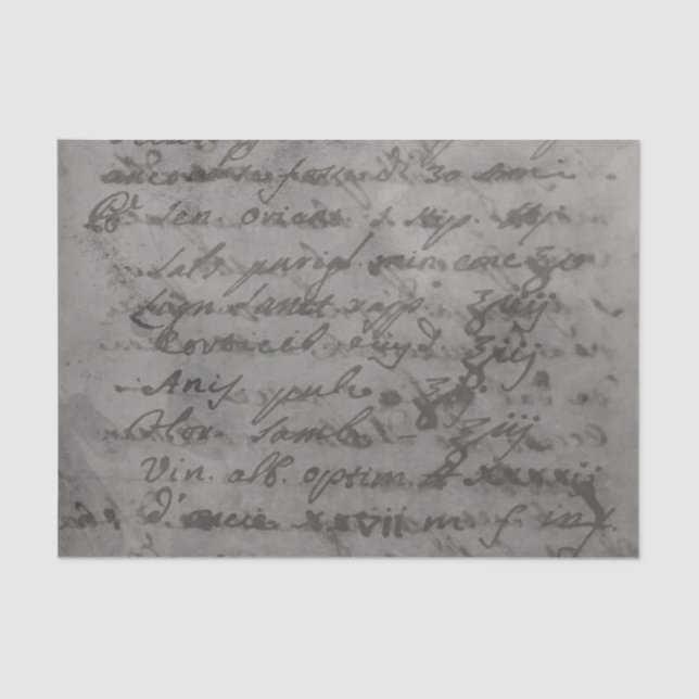 Papier Mousseline Papier alchimiste à parchemin ancien gris lisse (Recto)