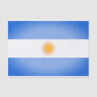 Papier Mousseline Papier cadeau du drapeau argentin