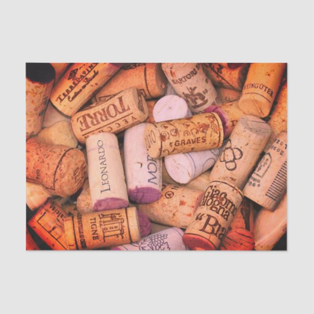 Papier Mousseline Papier cadeau Vin Cork (Recto)