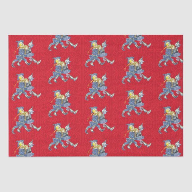 PAPIER MOUSSELINE PAPIER CLASSIQUE EN TISSU OZ POUR NOËL (Recto)