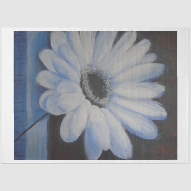 Papier Mousseline Papier Daisy Decoupage (Recto)