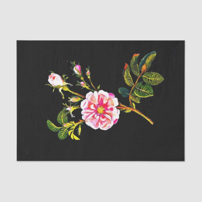 Papier Mousseline Papier de découpage 10"x15" - Mary Delany 10 (Recto)