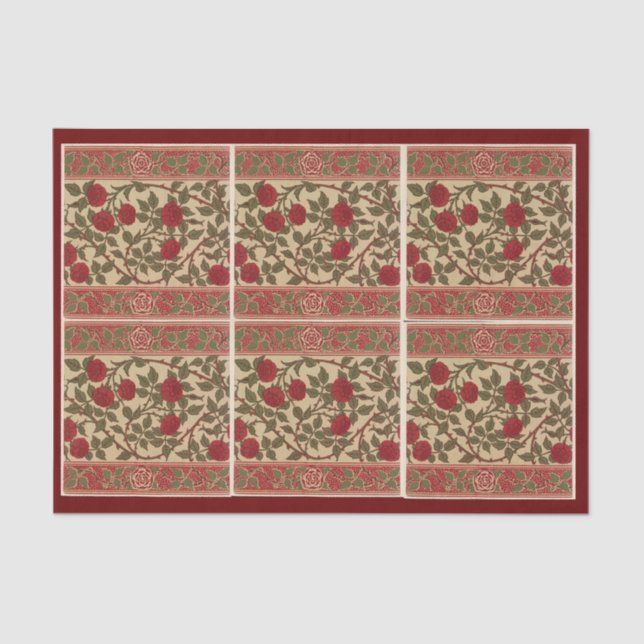 Papier Mousseline Papier de découpage 10"x15" - Walter Crane 1 (Recto)