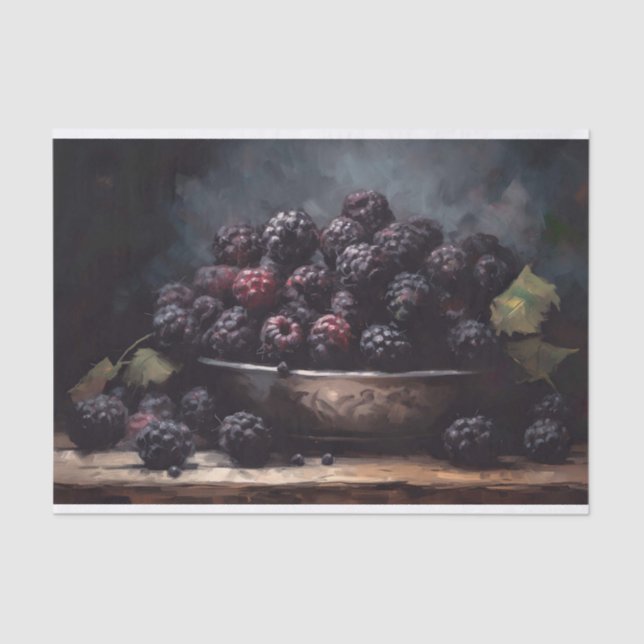 Papier Mousseline Papier de découpage Blackberry 1 (Recto)