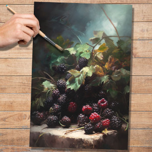 Papier Mousseline Papier de découpage Blackberry 4