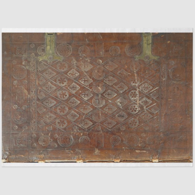 Papier Mousseline Papier de découpage de couverture du livre de cuir (Recto)