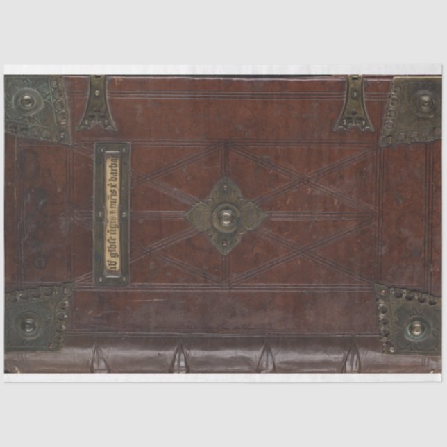 Papier Mousseline Papier de découpage de couverture du livre de cuir (Recto)