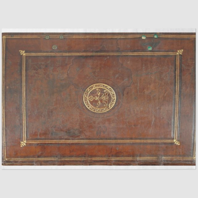 Papier Mousseline Papier de découpage de couverture du livre de cuir (Recto)