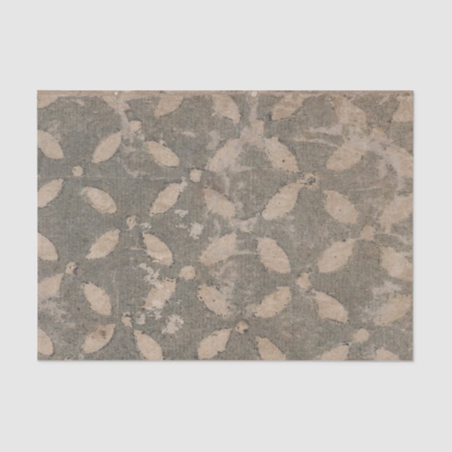 Papier Mousseline Papier de découpage de la Flore verte (Recto)