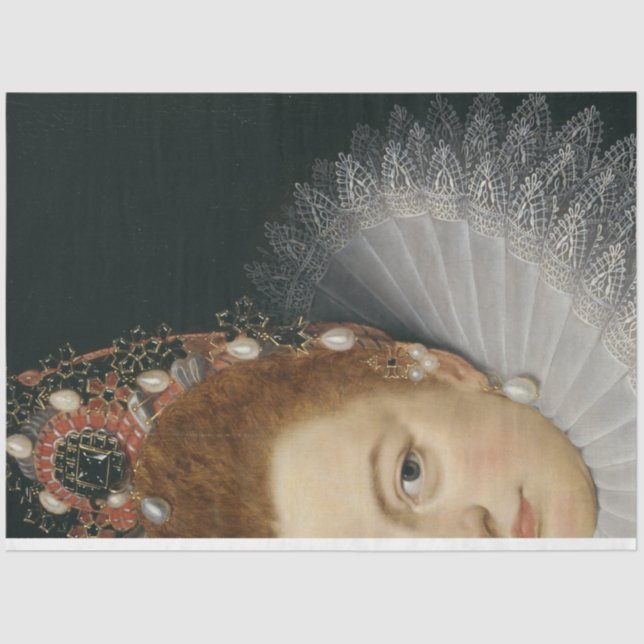 Papier Mousseline Papier de découpage de la reine-mère (Recto)