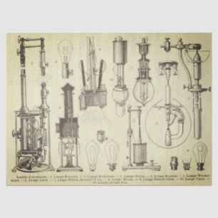 Papier Mousseline Papier de découpage de l'ampoule Edison