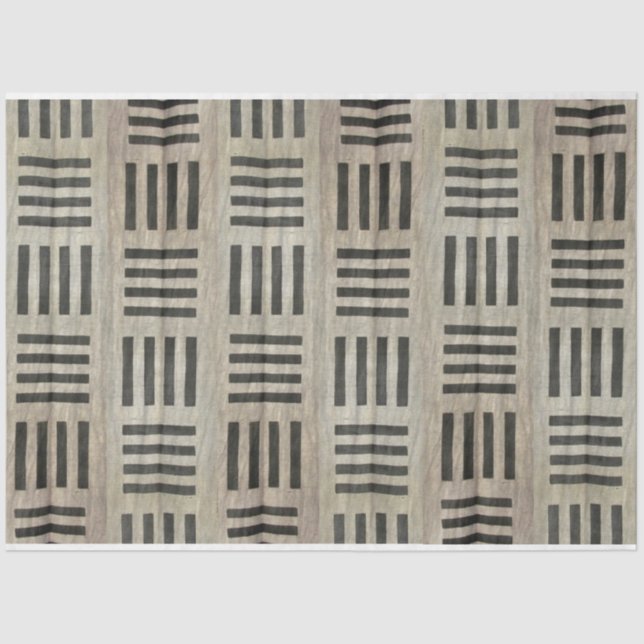 Papier Mousseline Papier de découpage de meubles textiles africains (Recto)