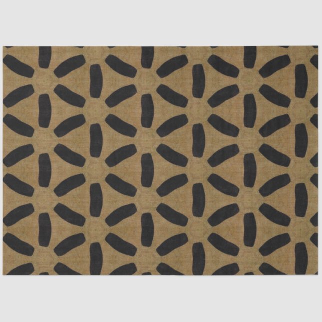 Papier Mousseline Papier de découpage de meubles textiles africains (Recto)