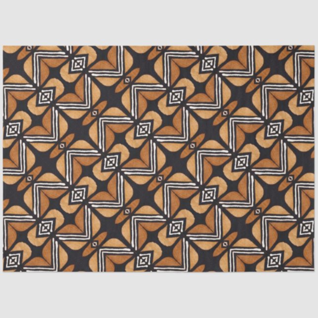 Papier Mousseline Papier de découpage de meubles textiles africains (Recto)