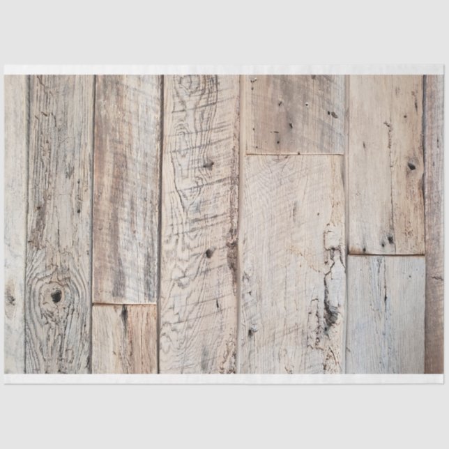 Papier Mousseline Papier de découpage en bois rustique (Recto)