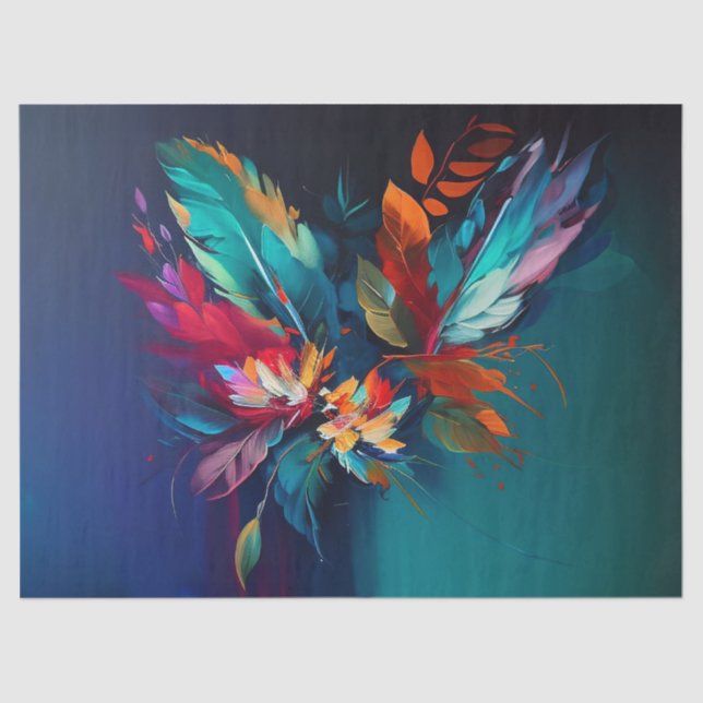 Papier Mousseline Papier de découpage, Enveloppement - Kaleidoscope  (Recto)