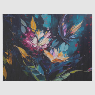 Papier Mousseline Papier de découpage, Enveloppement Pa Floral Kalei