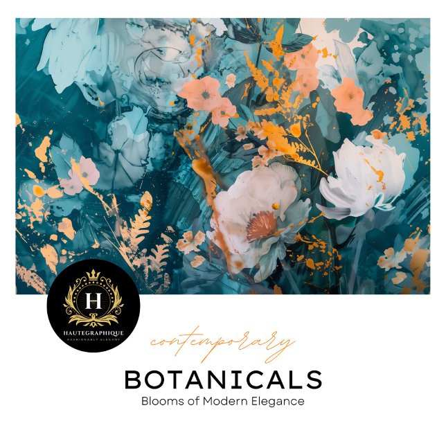 Papier Mousseline Papier de découpage floral moderne en papier de so (Créateur téléchargé)