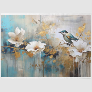 Papier Mousseline Papier de découpage - Intricités botaniques 1