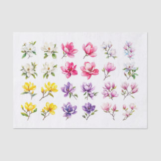 Papier Mousseline Papier de découpage Magnolia Assortiment