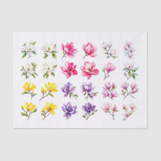 Papier Mousseline Papier de découpage Magnolia Assortiment