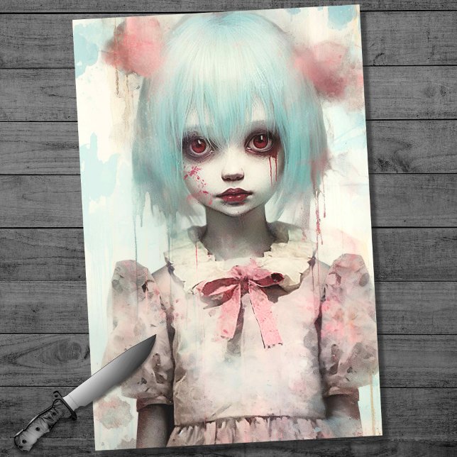 Papier Mousseline Papier de découpage pour fille éffrayante 7 (Créateur téléchargé)