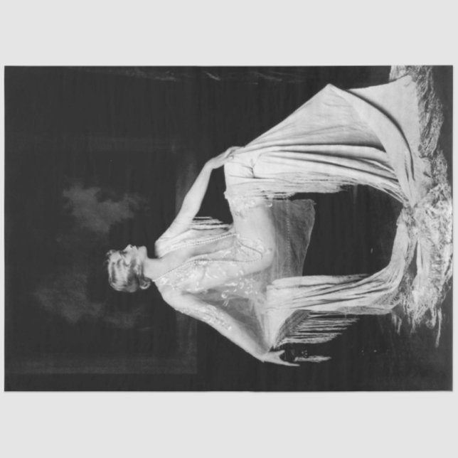 Papier Mousseline Papier de découpage Star des années 1920 (Recto)