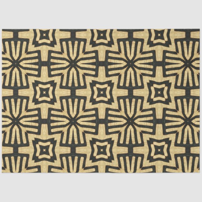 Papier Mousseline Papier de découpage textile africain (Recto)