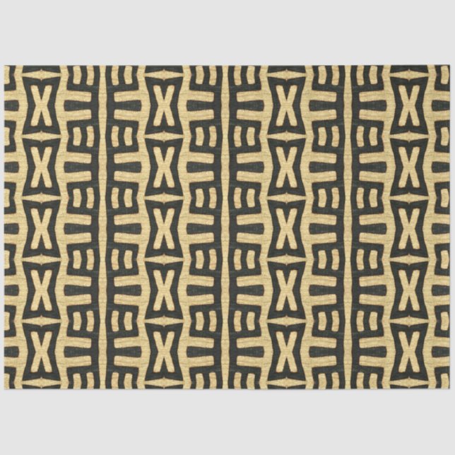 Papier Mousseline Papier de découpage textile africain (Recto)