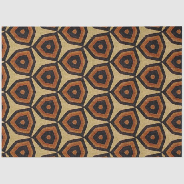 Papier Mousseline Papier de découpage textile africain (Recto)