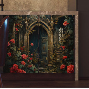 Papier Mousseline Papier de fond de découpage de jardin secret