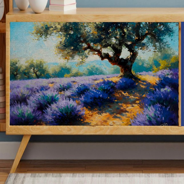 Papier Mousseline Papier de fond de découpage de l'arbre de lavande (Créateur téléchargé)