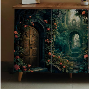 Papier Mousseline Papier de fond de découpage des portes secrètes