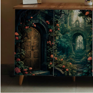 Papier Mousseline Papier de fond de découpage des portes secrètes