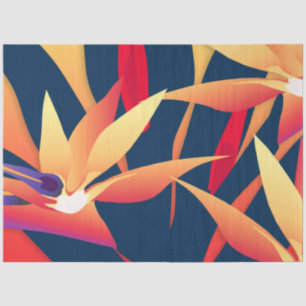 Papier Mousseline Papier de fond de découpage Tropical Bird of Parad