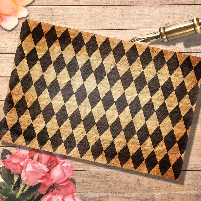 Papier Mousseline Papier de fond découpage Arlequin ancien (Créateur téléchargé)