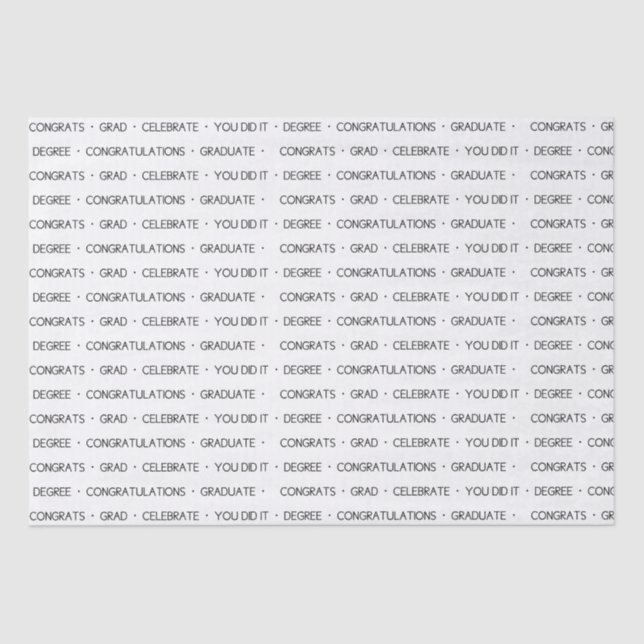 Papier Mousseline Papier de fond pour la graduation moderne (Recto)