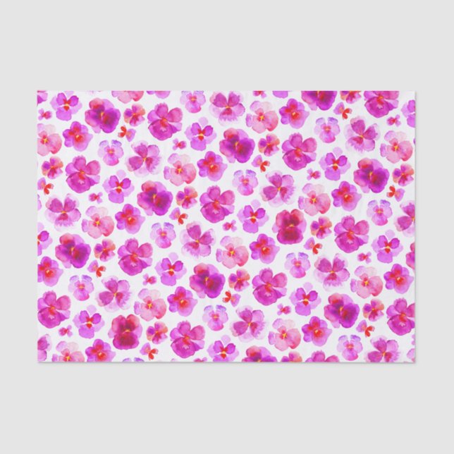 Papier Mousseline Papier de papier d'aquarelle rose (Recto)