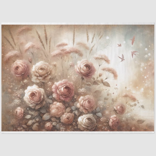 Papier Mousseline Papier de papier de découpage 18 livres d'antiquit (Recto)