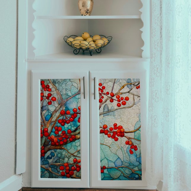 Papier Mousseline Papier de papier de découpage de baies rouges (Créateur téléchargé)