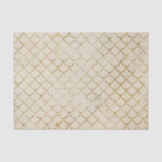 Papier Mousseline Papier de papier de découpage de la sirène (Recto)