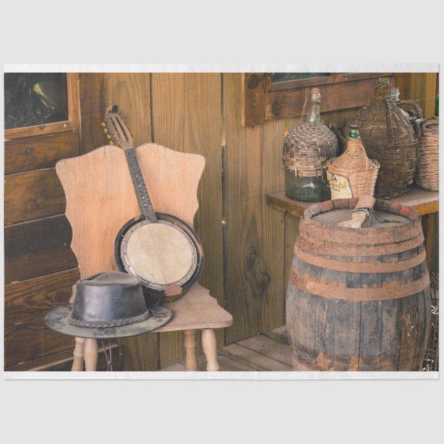 Papier Mousseline Papier de papier de découpage du Bango occidental (Recto)